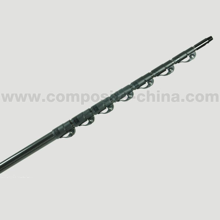 Anglies pluošto teleskopiniai valymo stulpai