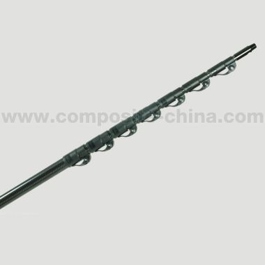 Anglies pluošto teleskopiniai valymo stulpai